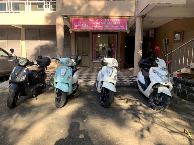 A.Vicomte Scooter Rental Mauritius